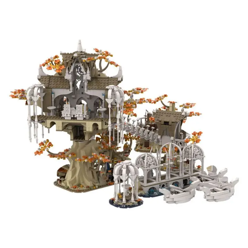 

Custom Moc-125500 A Красивый полный комплект Elven Kingdom 3830 деталей
