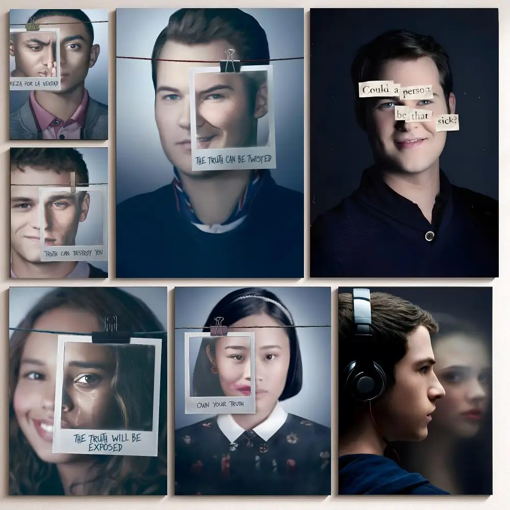 Series Teen Drama 13 Reasons Why Poster Decorative Mural Wall Art Print Unframed Housewarming & Home Decor Gift