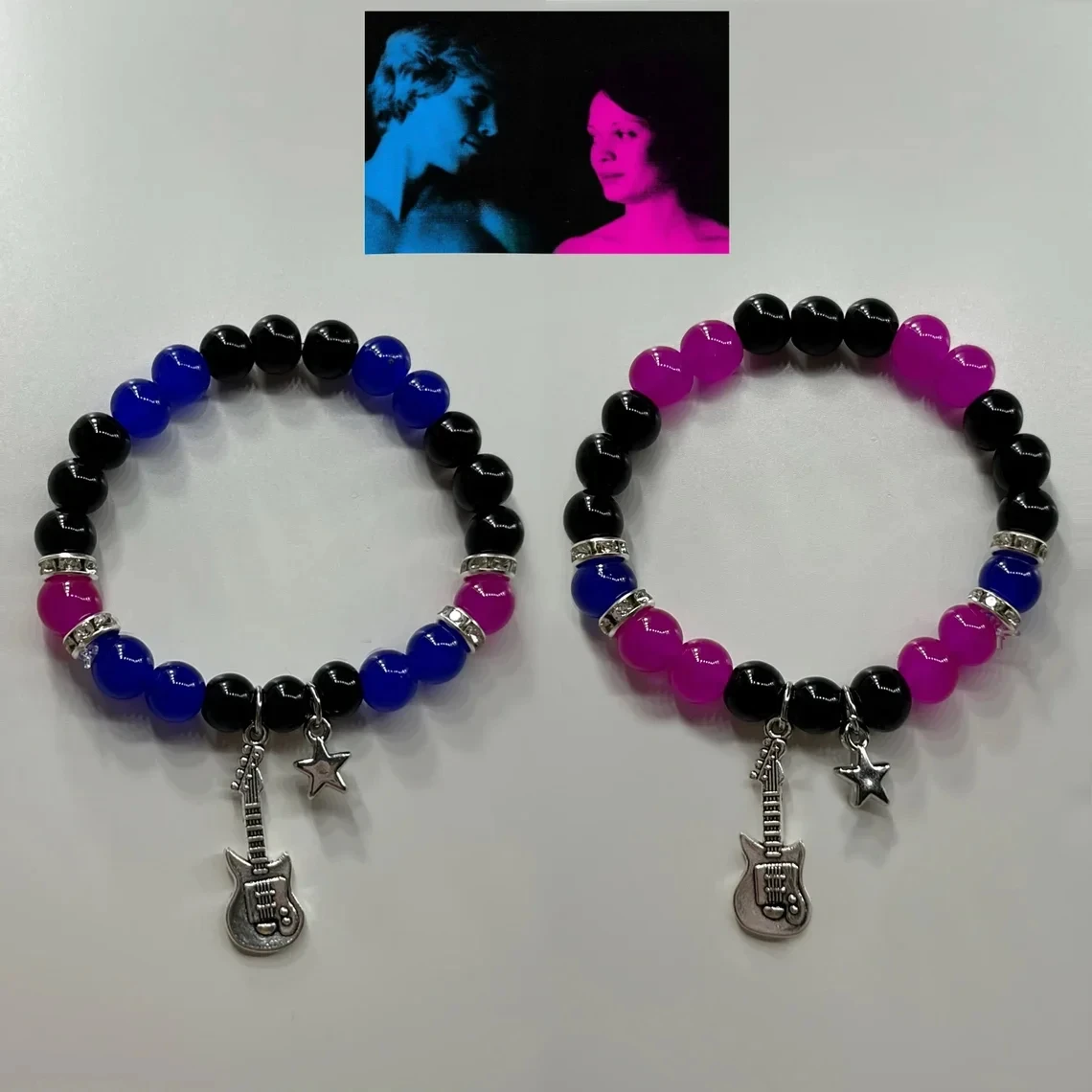 2 Teile/satz Mode Paar Perlen Armband Tv Mädchen Passenden Armbänder, Die Wirklich Umgebt Album Inspiriert Armbänder Freunde Schmuck Geschenk