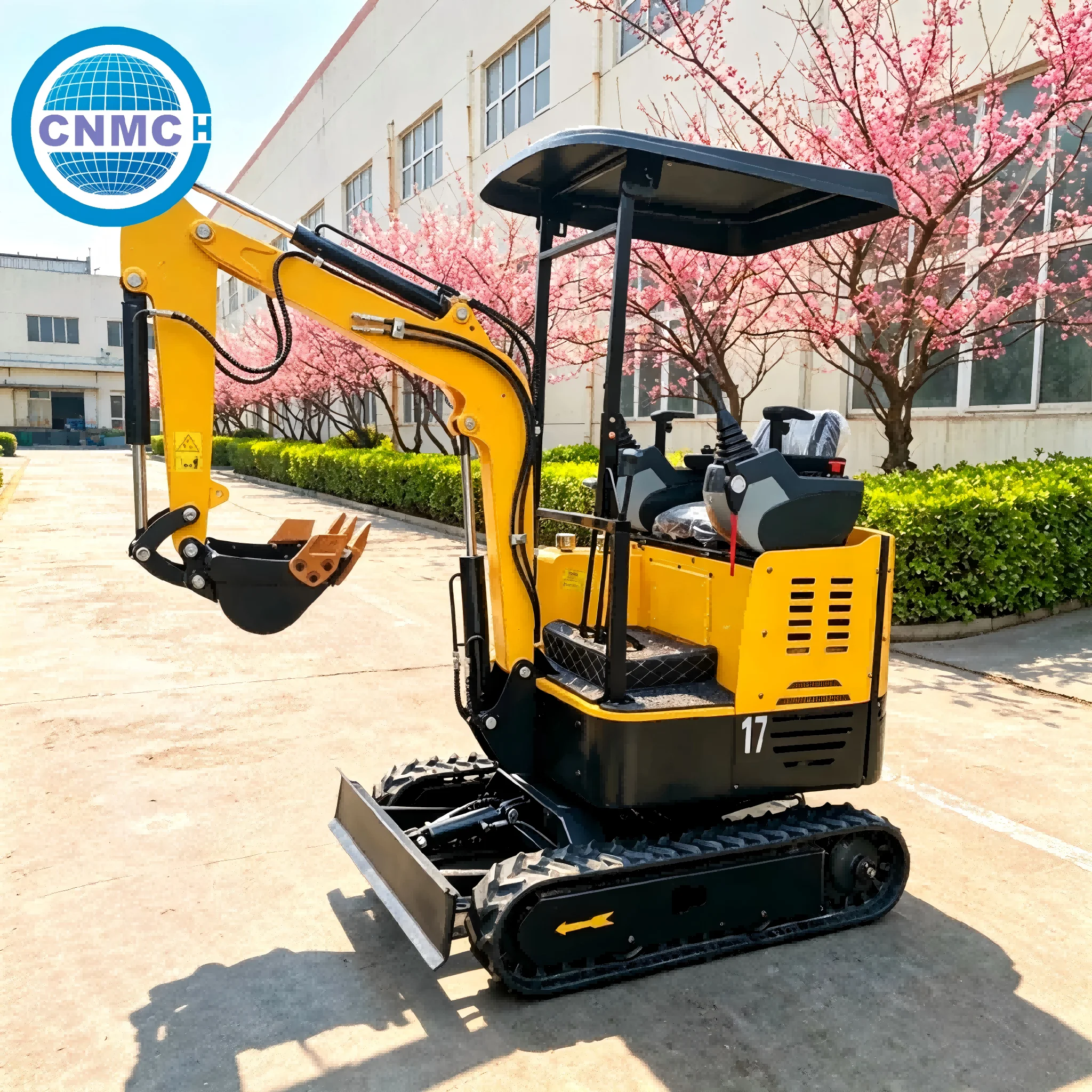 

CNMC Mini Excavator 1.7Ton Small Excavator Compact Kubota Digger Hydraulic Customizable CE EPA Certified Farm Garden Use