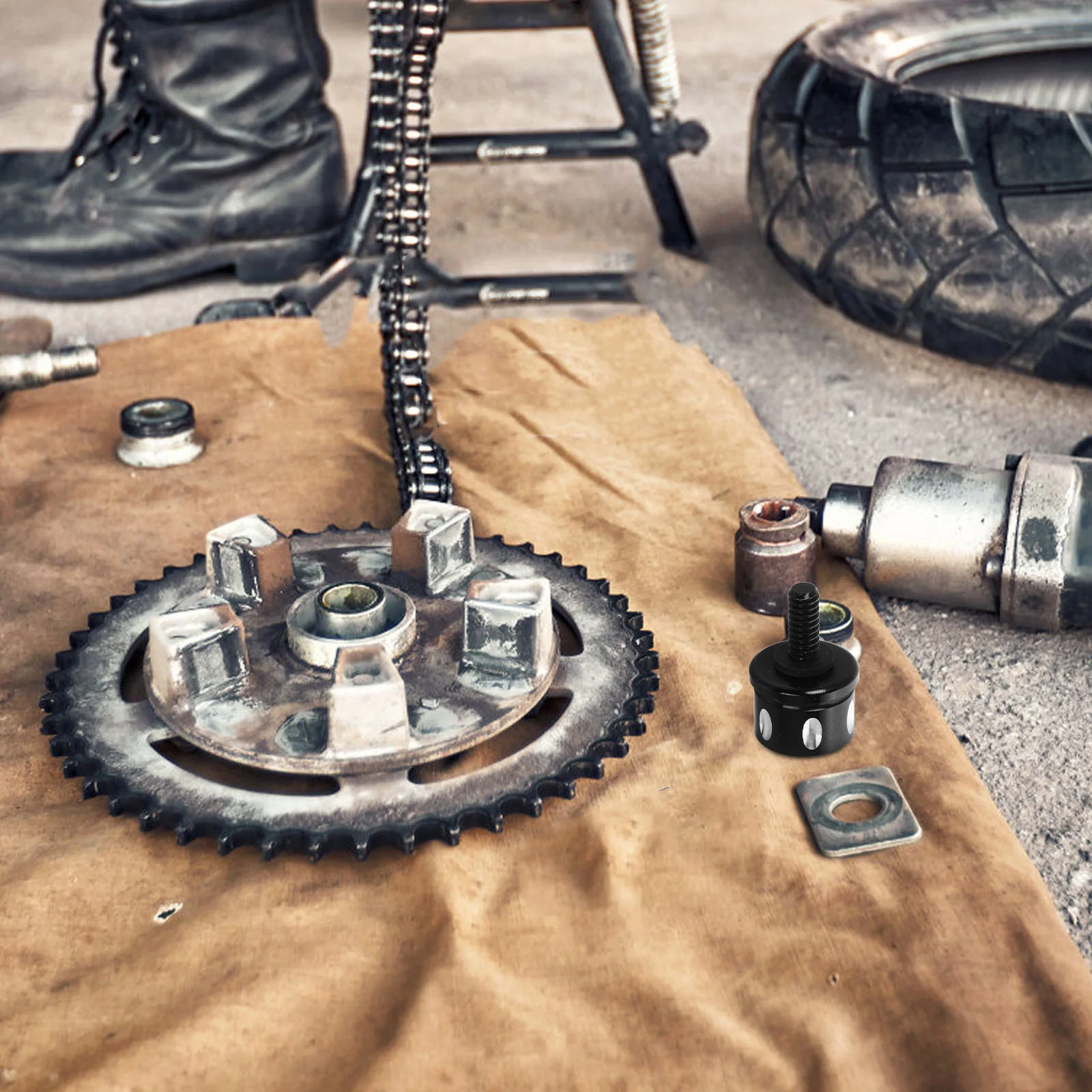 

Seat Mount Screw Motorcycle Modified Bolt Screw Quick Release Rear Seat Bolt Nut Durable Motorcycle Accessories for Men