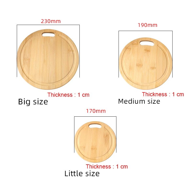 Natural Bamboo Anti-Mold Kitchen Cutting Board for Cut Meat Vegetable Fruits Thick Bamboo Multipurpose Kitchen Chopping Boards