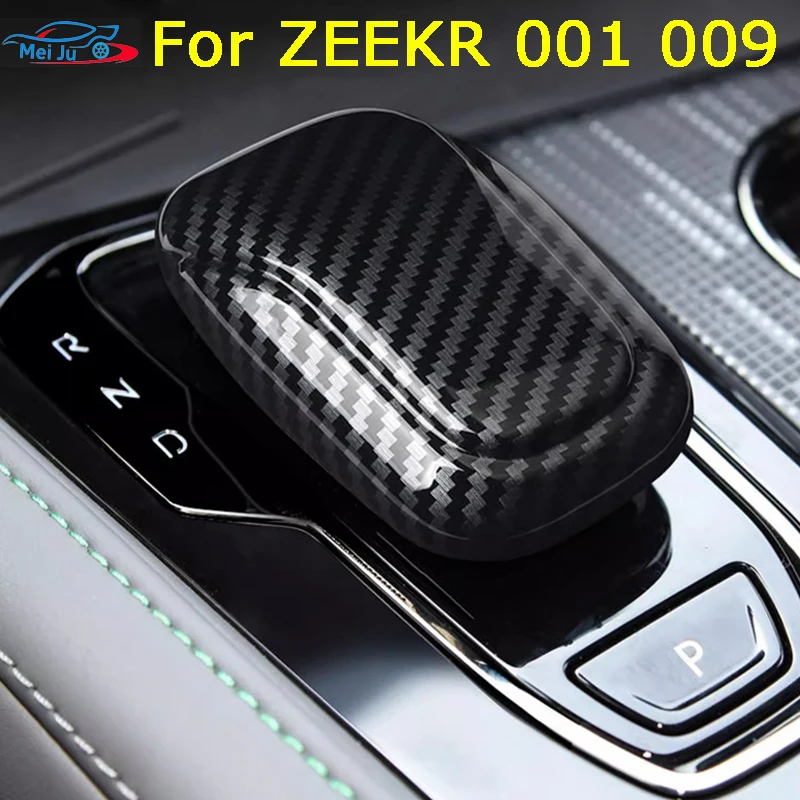 

Applicable To the Modification Of Carbon Patterned Gear Shift Knob And Interior Accessories For ZEEKR 001/009 Gear Lever Head