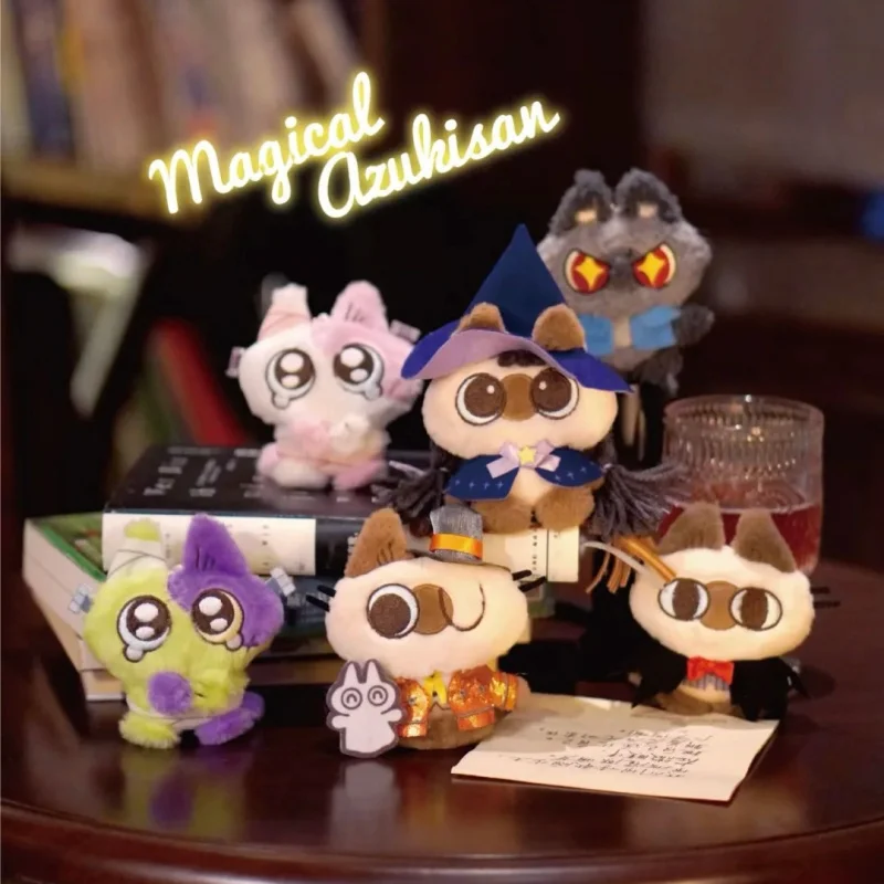 

Сиамский кот Azuki Can Magical Azukisan Series Виниловые куклы Слепая коробка Caixa Caja Kawaii Куклы для девочек и мальчиков Подарок Аниме Фигурки Игрушки