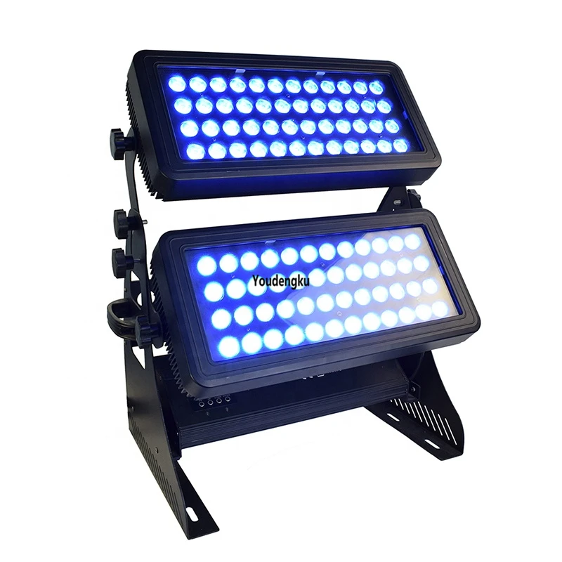 

2 pcs led outdoor color city dmx rgb 96x15w wall washer lighting fixture 5 in1 rgbwa led waterproof city color light