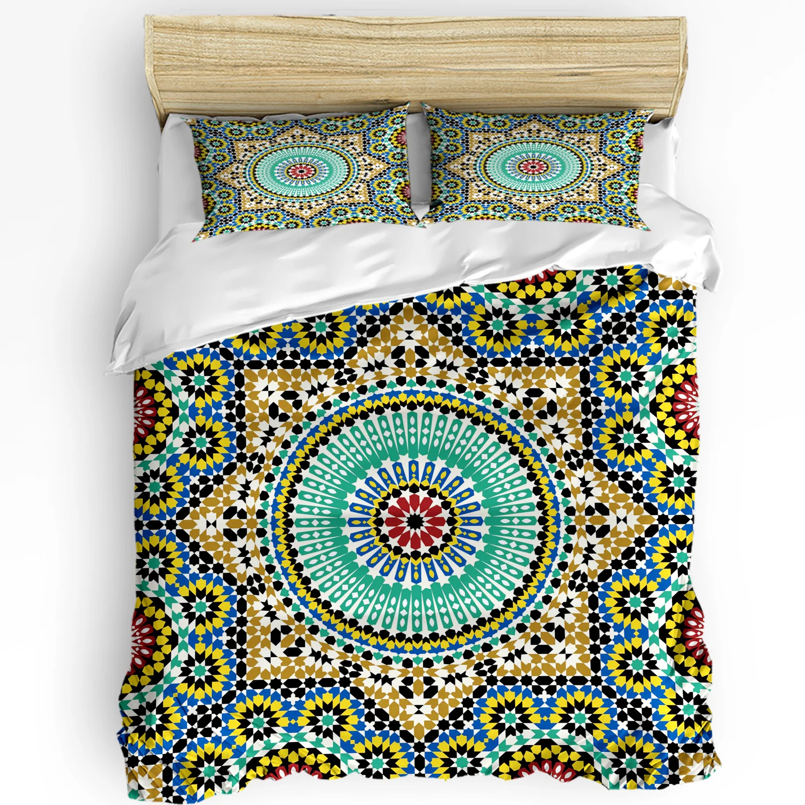 3pcs Bedding Set Morocco Home Textile Duvet Cover Pillow Case Boy Kid Teen Girl Bedding Covers Set 4