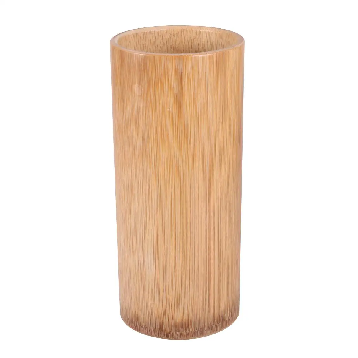 

Bamboo Chopsticks Storage Barrel 20 CM Wooden Holder for Spoons Forks Kitchen Utensils Organizer Retro Container Cutlery