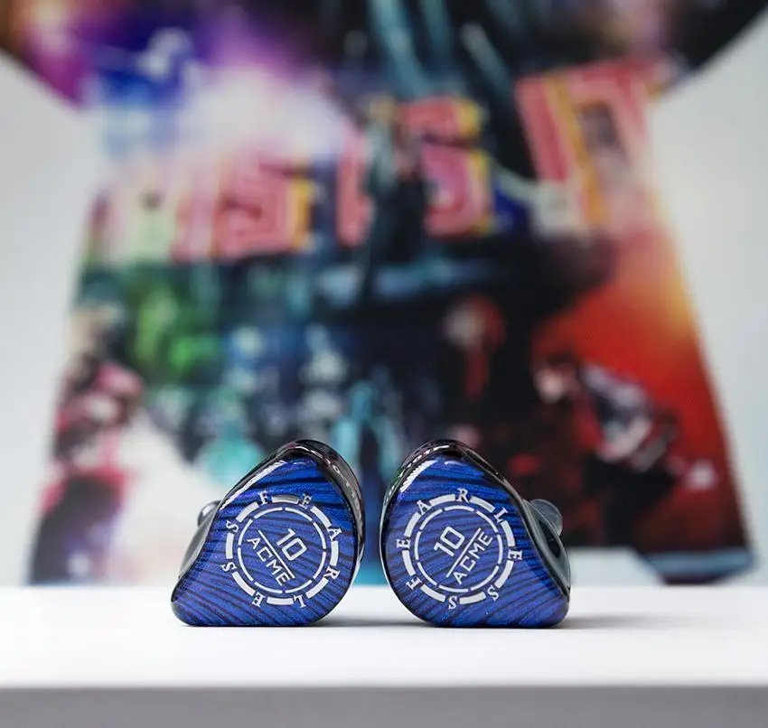 الصوت الخوف ACME10 10BA المحرك المتوازن HiFi شاشة الموسيقى داخل الأذن سماعات QDC كابل قابل للفصل مخصص IEMs S8Z S8F ES12