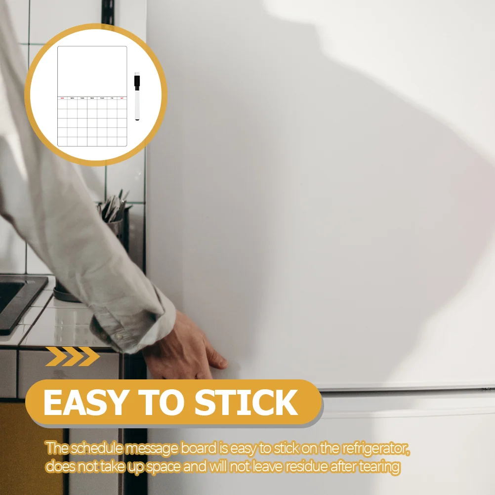 2 مجموعات ملصق تخطيط السبورة المغناطيسية الثلاجة لوحة الكتابة قائمة تذكير الجدول الزمني رسالة مجلس مغناطيس المطبخ #3