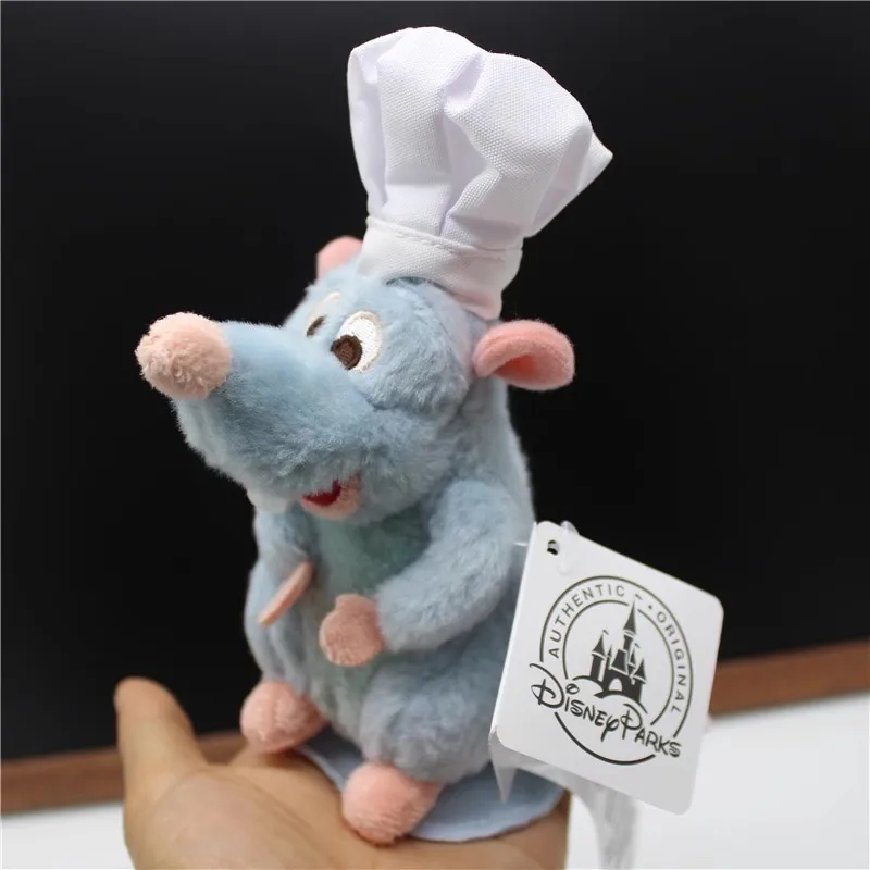 16ซม.Disney Ratatouille Chef Remyแม่เหล็กไหล่Plushของเล่นของขวัญRatatouille Kawaii Plush Stuffของเล่นสําหรับของขวัญวันเกิด