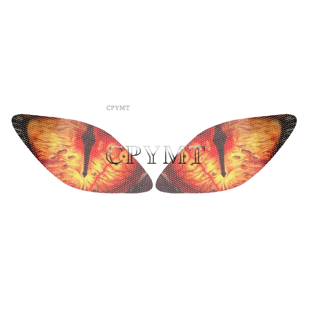 Fit for Raptor 660 YFM 660 2001-2005 ATV Motorcycle Headlight Sticker Decal Front Fairing Headlamp Eye Guard Sticker