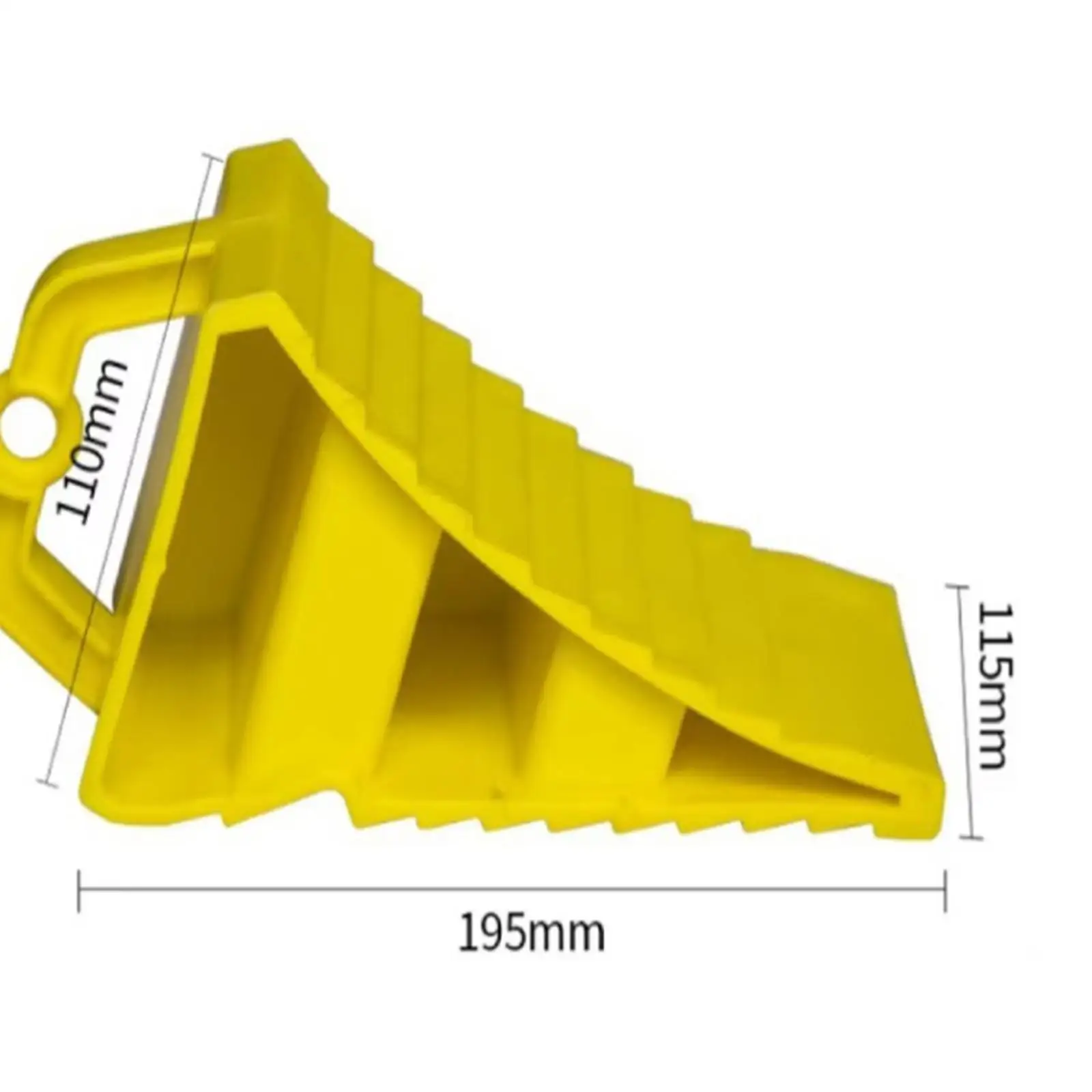 Amortiguador de rueda de coche y camión, estructura Triangular, dispositivo de parada ligero, tapón de rueda multiusos para remolques de viaje