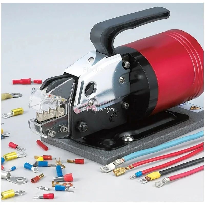

Pneumatic Crimping Pliers Portable Semi-automatic Pressing Line Clamp Terminal Crimping Machine Giving Air Pressure Regulator