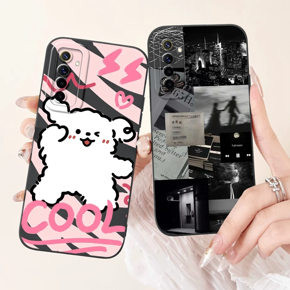 For Realme 6 6i 6S Case Realme6 Pro Cute Fashion Candy Painted Cover Soft Silicone Phone Case For Realme 6 Pro Realme 6S 6i Bags