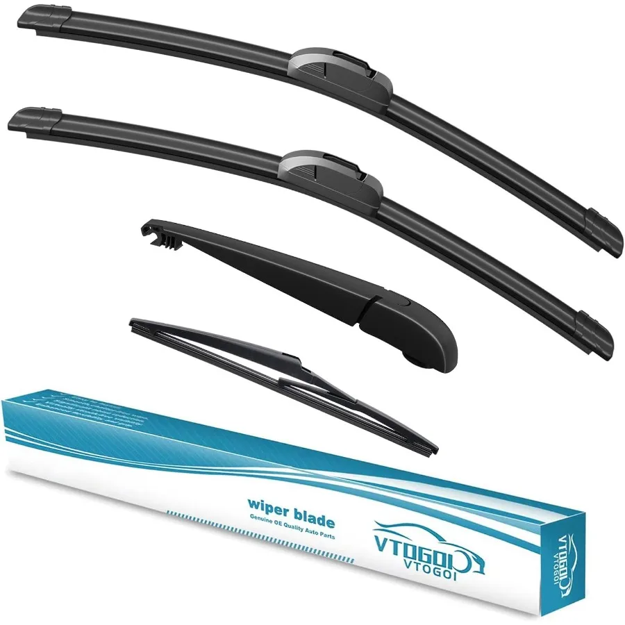 

Windshield Wipers Replacement for Kia Soul 20102019 Front Rear Wiper Blades and Rear Windshield Wiper Arm Set for My Car Pack o