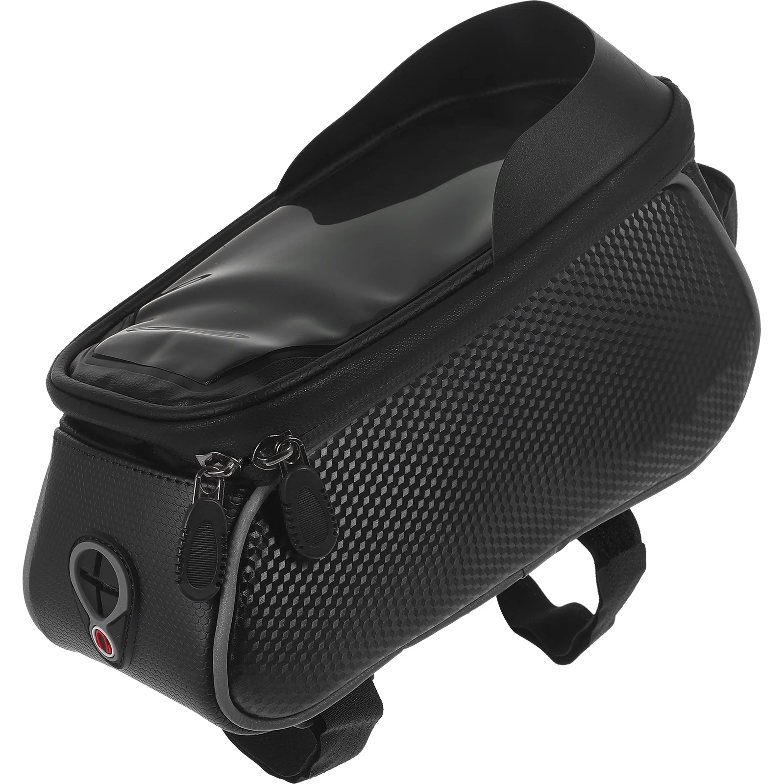 

Водонепроницаемая сумка на переднюю балку для гор, прочный карман на молнии для хранения, черный быстросъемный дизайн, большая вместимость, сигаретные ключи