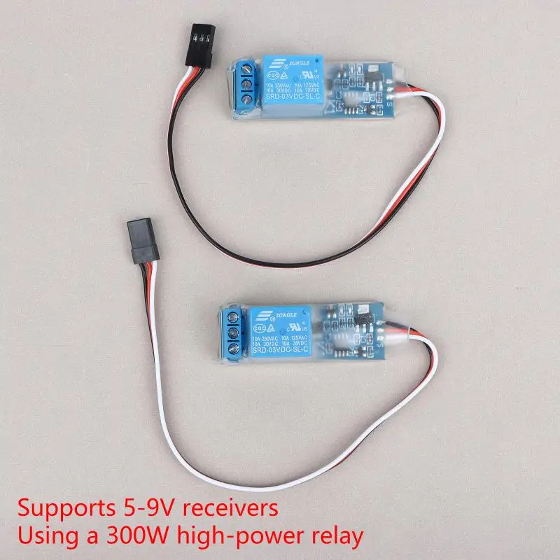 1/2PCs PWM Electronic Relay Switch For RC Airplane DIY Model Lights Controller Universal K1 Power On-off Switchestches