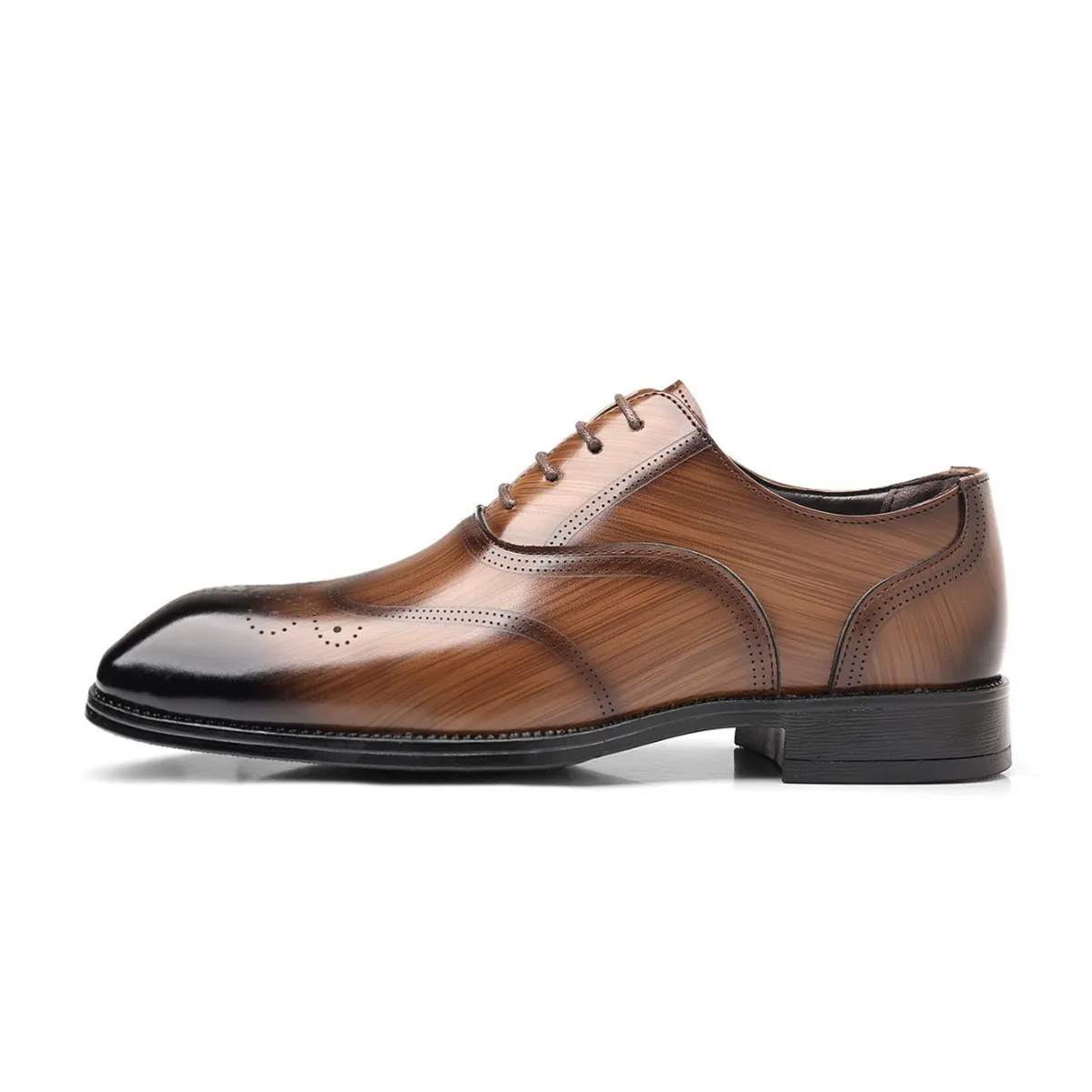 

2026 New Men's Dress Shoes Classic Brogues High Quality Casual Business Leather Shoes New Oxford Wedding Shoes Male