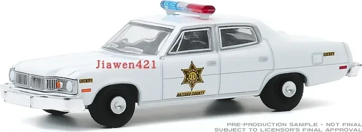 1:64 1974 AMC Matador torero coche de policía Diecast Metal aleación modelo coche juguetes para colección de regalos