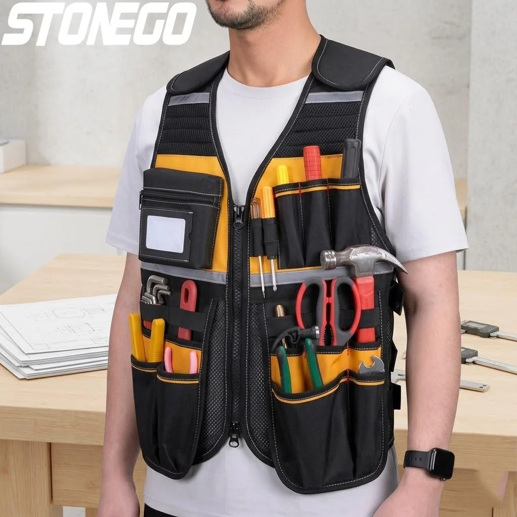 gilet-portautensili-traspirante-multitasche-giacca-riflettente-di-sicurezza-per-edilizia-giardinaggio-riparazione-auto-abbigliamento-da-lavoro