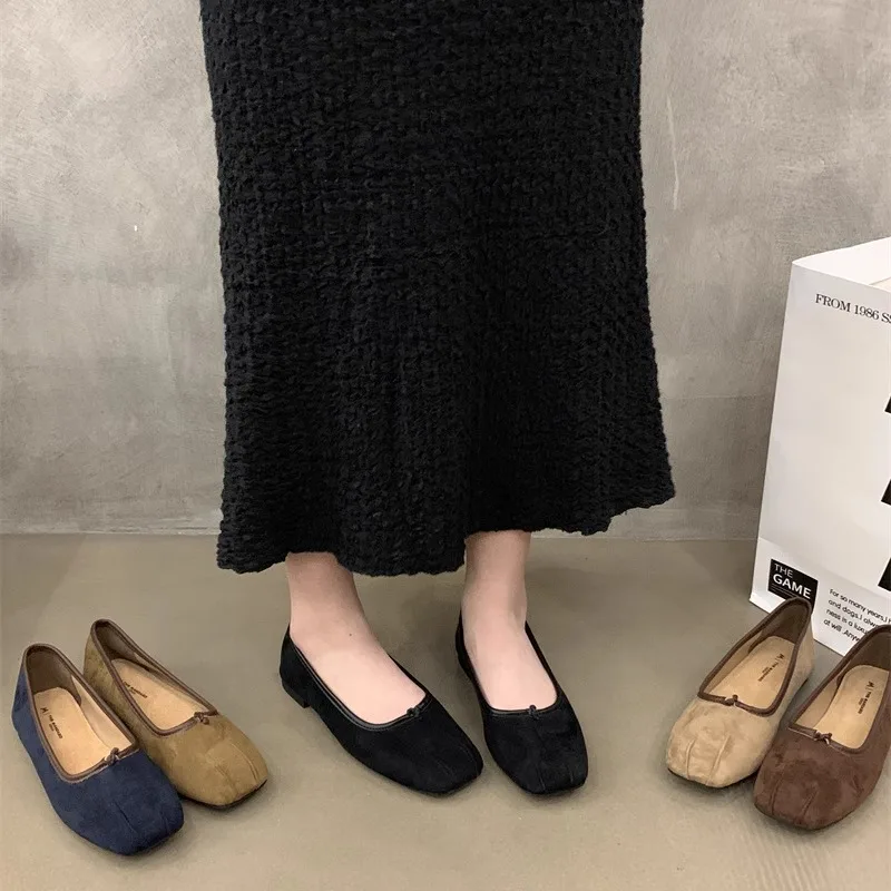 

Туфли женские мягкие плиссированные, удобная и элегантная обувь, ретро Мокасины, бабушка, плоская подошва, осень-лето