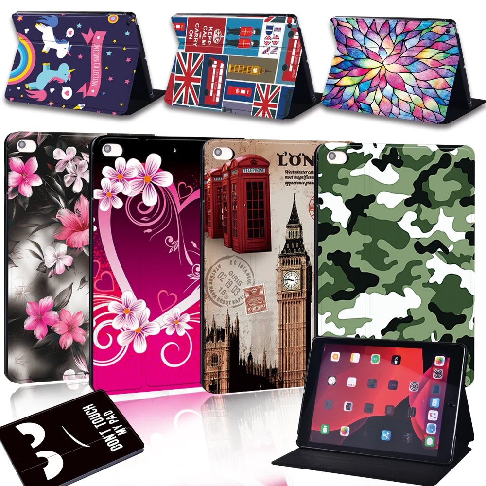 

Folio Leather Cover for iPad Air 5 10.9 Air 4 Case iPad Air 1 2 Pro 9.7 Tablet Case funda iPad Pro 10.5 Air 3 Pro 11 2021 2020