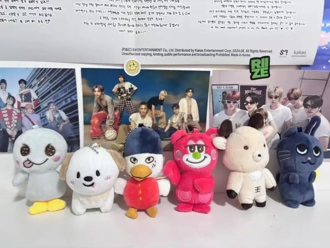 2026 Korean Wave new cartoon animal plush keychain cute and funny duck backpack pendant women's accessories fan gifts wholesale