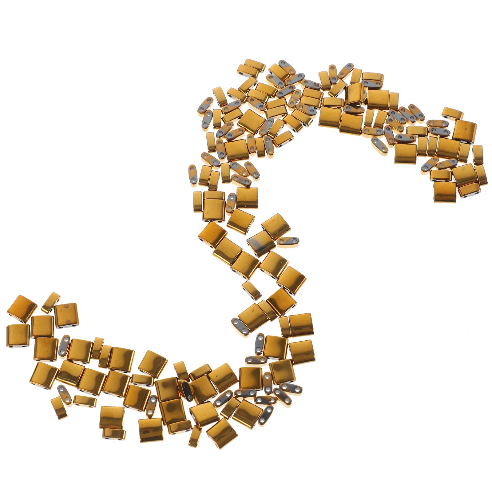 

150Pcs 2 Holes Glass Loose Beads DIY Craft Jewelry Making Beads for Bracelets Necklaces Home Decor Bead Charms