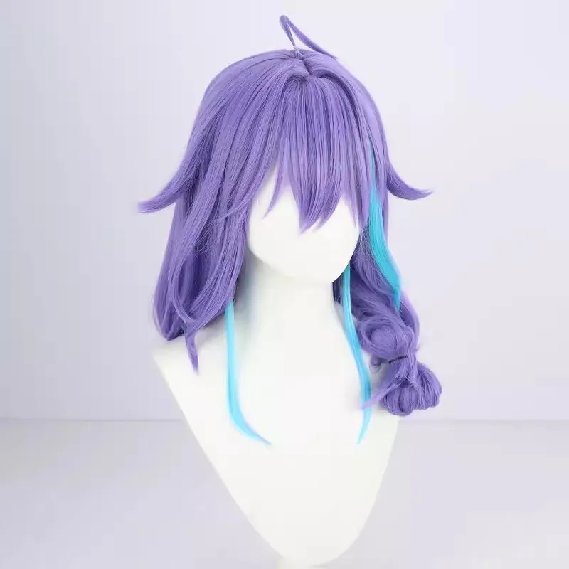 Virtual YouTube Vtuber Minase Cosplay Wig Halloween Carnival Party Props Synthetic Hair Heat Resistant Fiber + Wig Ca