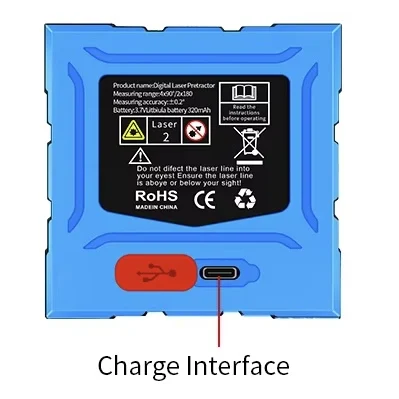 4 Sides Magnets Digital Angle Tool Level Box Angle Finder Bevel Gauge Cube Protractor Inclinometer with Cross Infrared Cursor