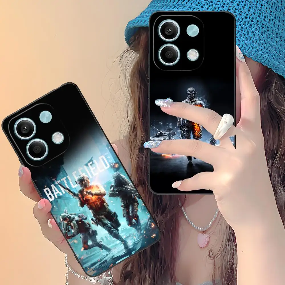 لعبة ساحة المعركة قضية الهاتف المحمول لشاومي ريدمي نوت 14 13 12 11 A5 3 2 1 برو بلس 4G 5G الطباعة الملونة واقية فاخرة #3
