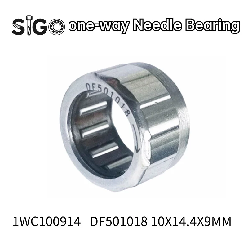 1PCS One-way Needle Roller Bearing 1WC100914 DF501018 Stainless Steel Fish Wheel Special 10x14.4x9MM