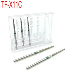 FG 1.6M Dental Diamond Burs Drill for Teeth Whitening Polishing High Speed Handpiece Dental Burs TF-X11C