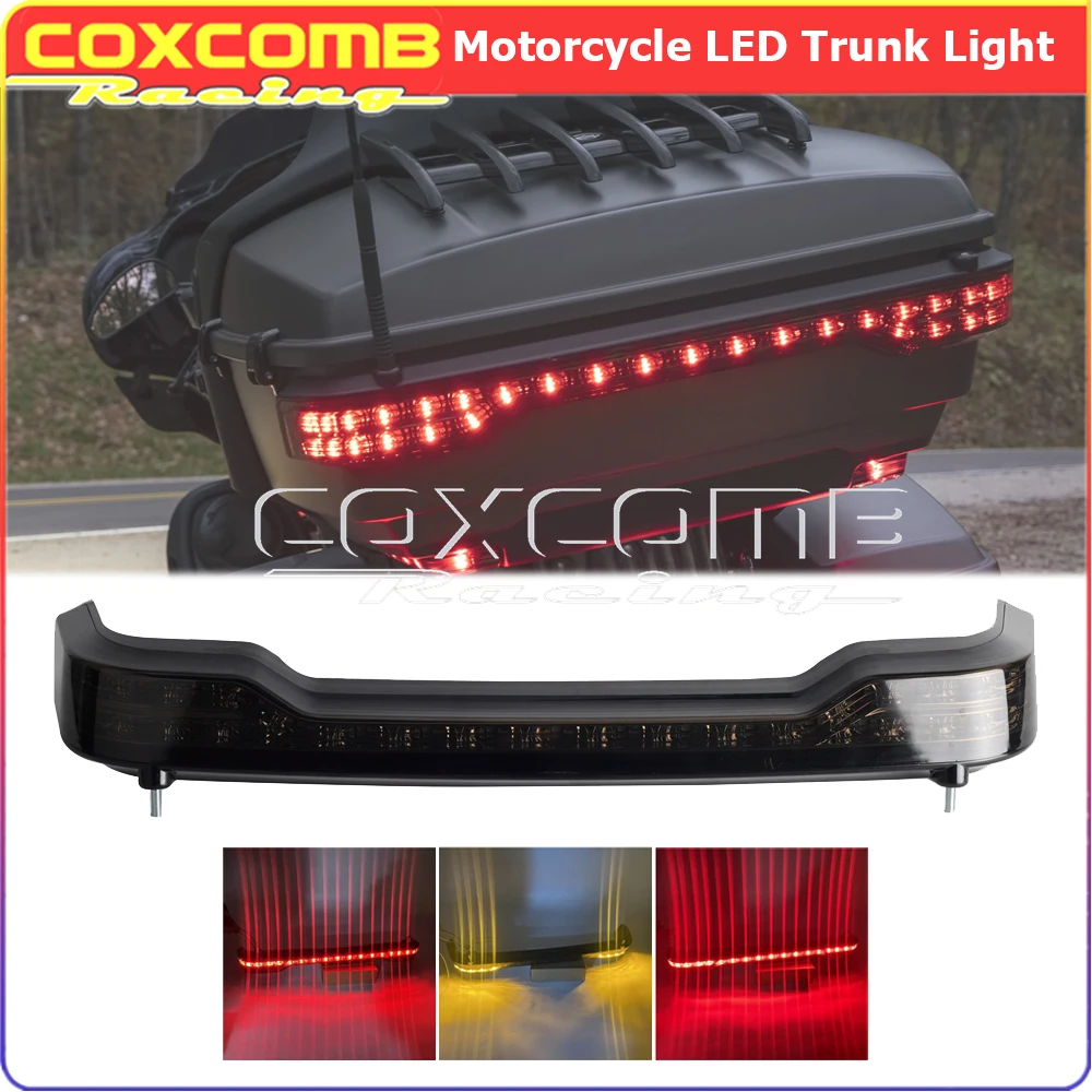 Motorcycle LED Tour Pack Trunk Light Runing Brake Turn Signal Lamp For Harley Touring Electra Tri Road Glide Ultra Limited 14-19