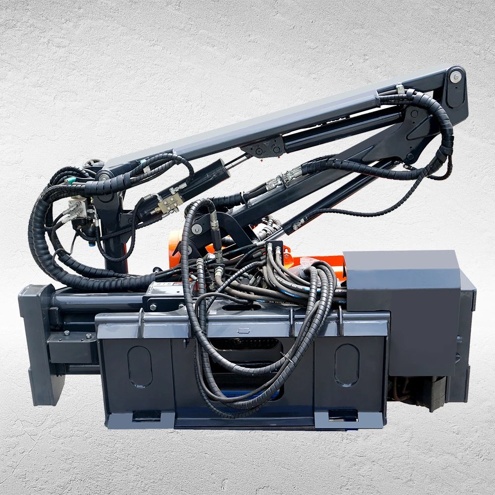 BOMROBOT Hight Quality Hedge Trimmer for Skid Steer Loader Shrub Pruning, Municipal Facilities