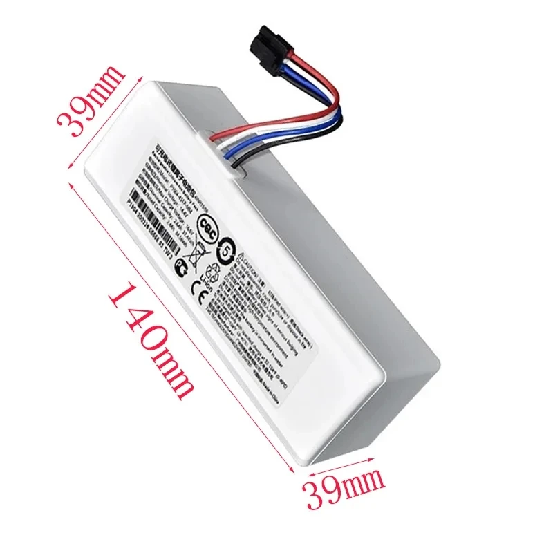 2600mAh Rechargeable Li-ion Battery for Xiaomi Mijia 1C STYTJ01ZHM Robot Vacuum Cleaner Battery Pack With Capacity Power Supply