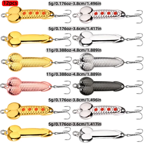 Набор рыболовных приманок VIB Jig Pesca 12 шт.