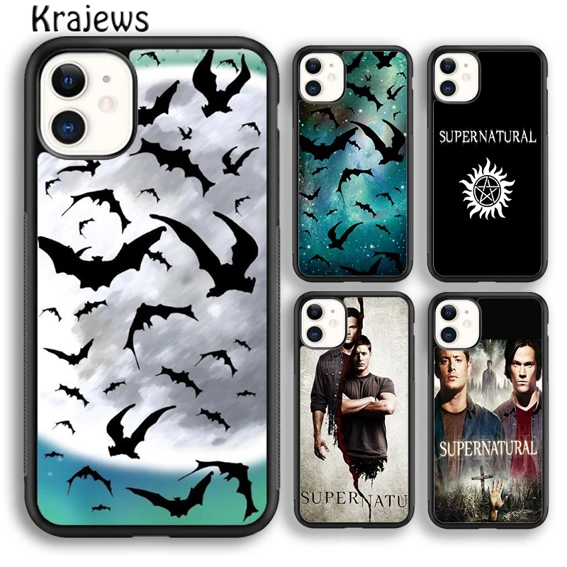 Krajews Supernatural Dean Winchester Phone Case Cover For iPhone 16 15 14 plus XS XR 11 12 mini pro max coque Fundas