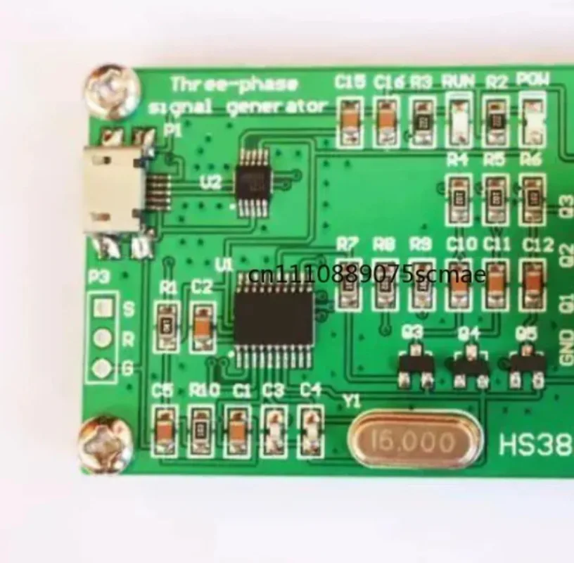 

USB-генератор трехфазных синусоидальных сигналов (новая версия) | Частота 0,1~2000 Гц | 0~360 ° Регулируемый по фазе