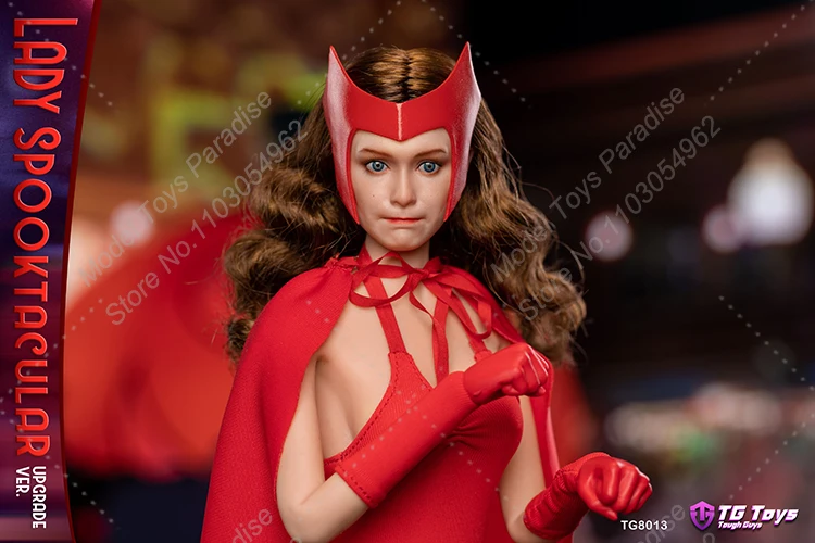 TGToys TG8013 1/6 женский солдат алый ведьма супергерой Marvel Хэллоуин подвижный глаз полный комплект 12 дюймов экшн-Фигурки Коллекция