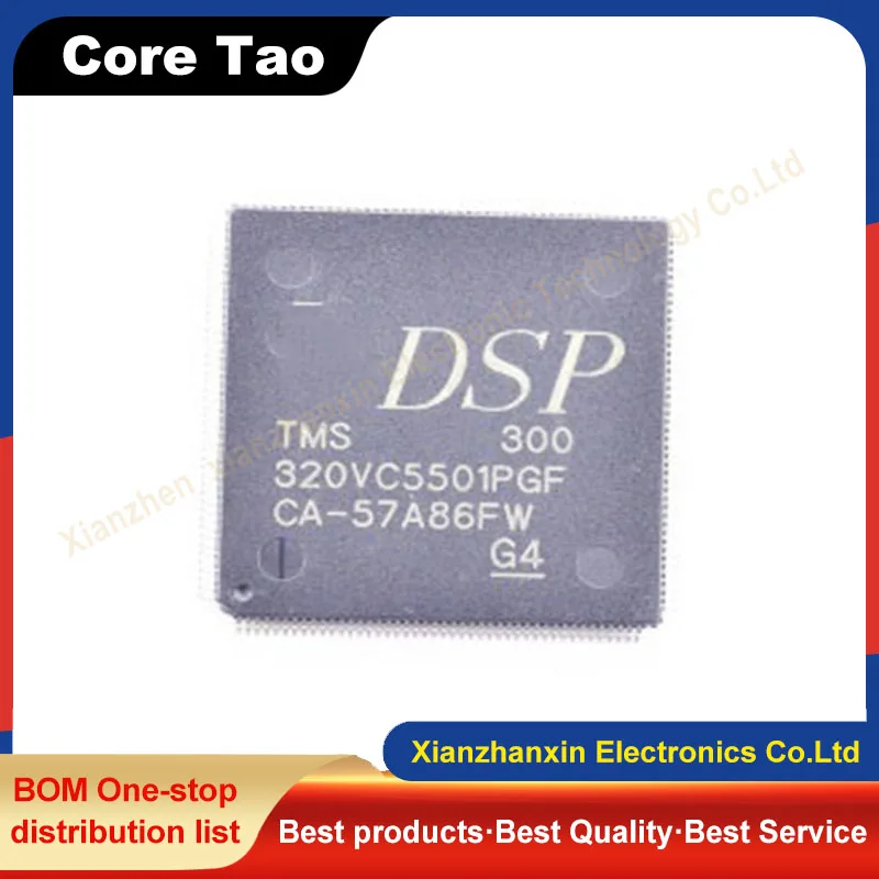 1PCS/LOT TMS320VC5501PGF300 TMS320VC5501PGF TQFP176 Digital signal processor new original