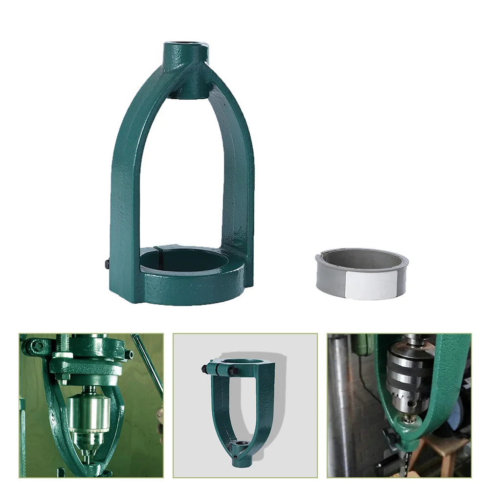

Square Mortise Machine Converter Iron Durable Bench Drill Attachment Wear Resistant Simple Install Furniture Work Hole Drilling