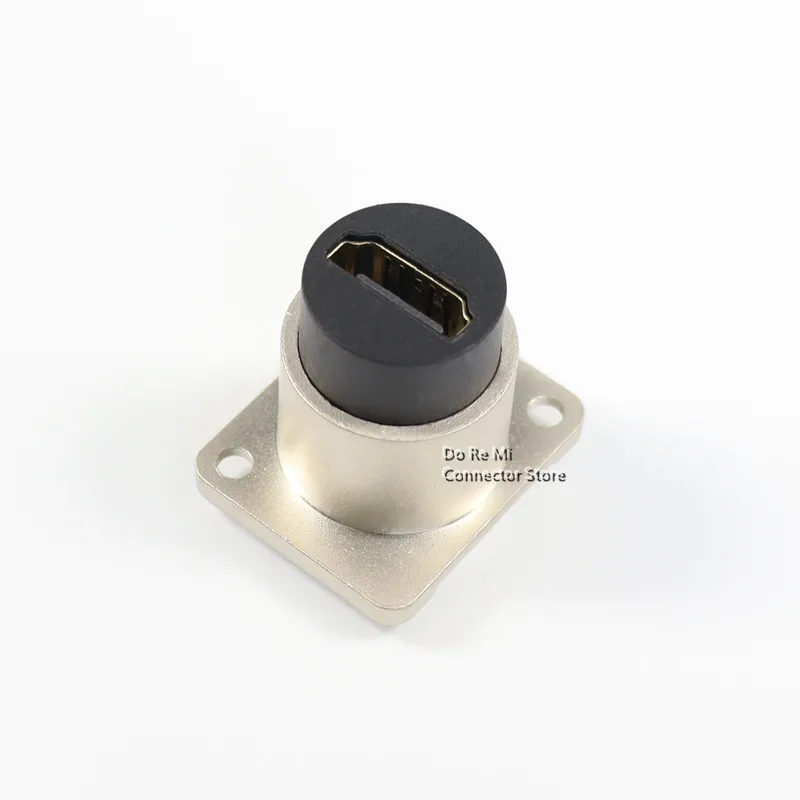 1 قطعة type-D الصوت والفيديو HDMI2.0 عالية السرعة المزدوج تمرير وحدة 86 لوحة بعقب تحويل المقبس HDMI-متوافق