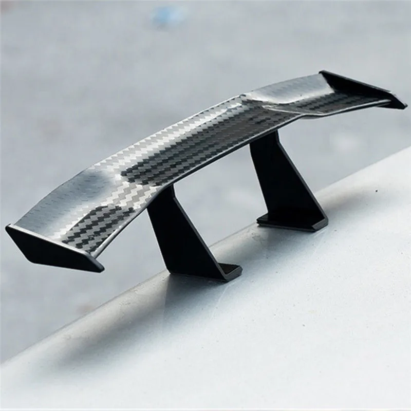 Car Tiny Tail Wing Black ABS Mini Rear Spoiler Universal Refitting Tool Racing Small Decoration