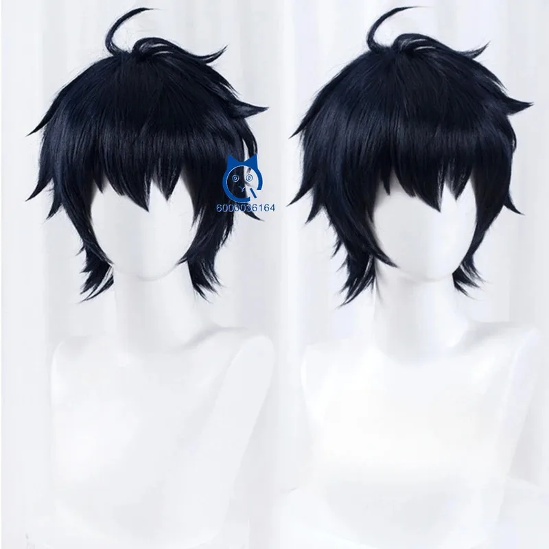 

Anime Seraph of The End Hyakuya Yuichiro Hot Cosplay Wig Black Short Men Heat Resistant Synthetic Hair Wigs for Comic Con Coser