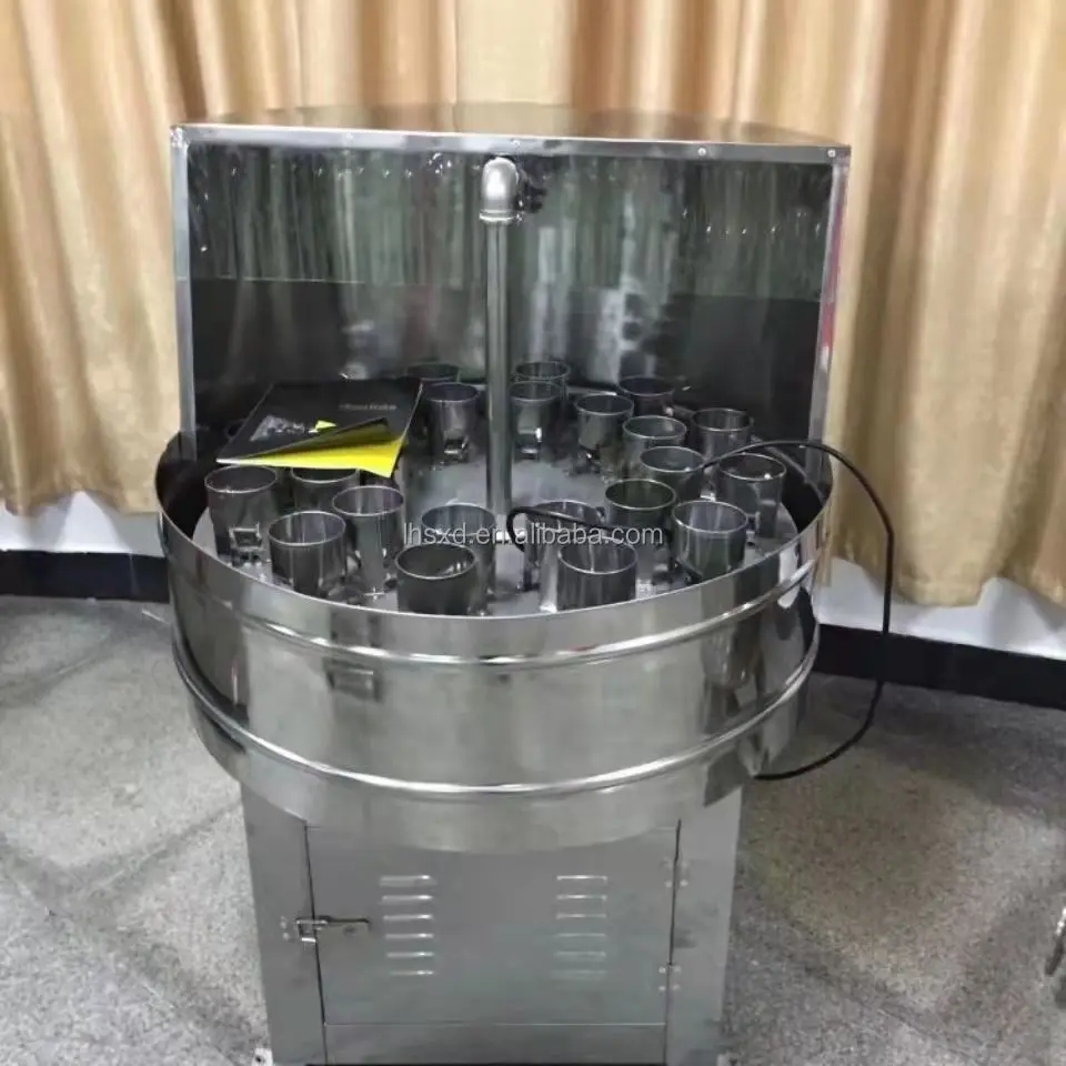 المحمولة الصناعية PET غسالة الزجاجات / الحليب الروتاري النبيذ البلاستيك شبه التلقائي الحيوانات الأليفة إعادة تدوير الزجاجات غسالة آلة التنظيف #2