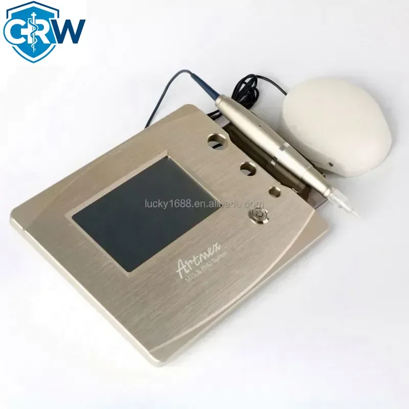 CRW High-End Classic PMU Machine Professional Digital Tattoo Pen for Lip Shading Eyeliner Eyebrow Microblading Aesthetic