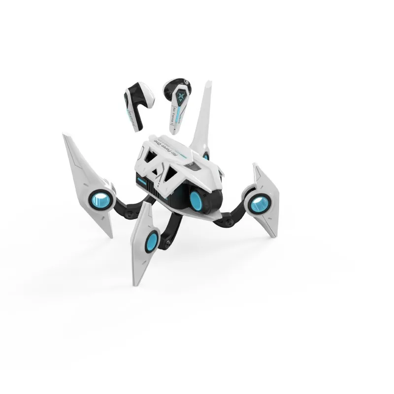 2025 Nieuwe Mecha Wind Bluetooth Headset Esports Game In-Ear Draadloze Headset Esports Professionele Opknoping Nek Tij Spelen