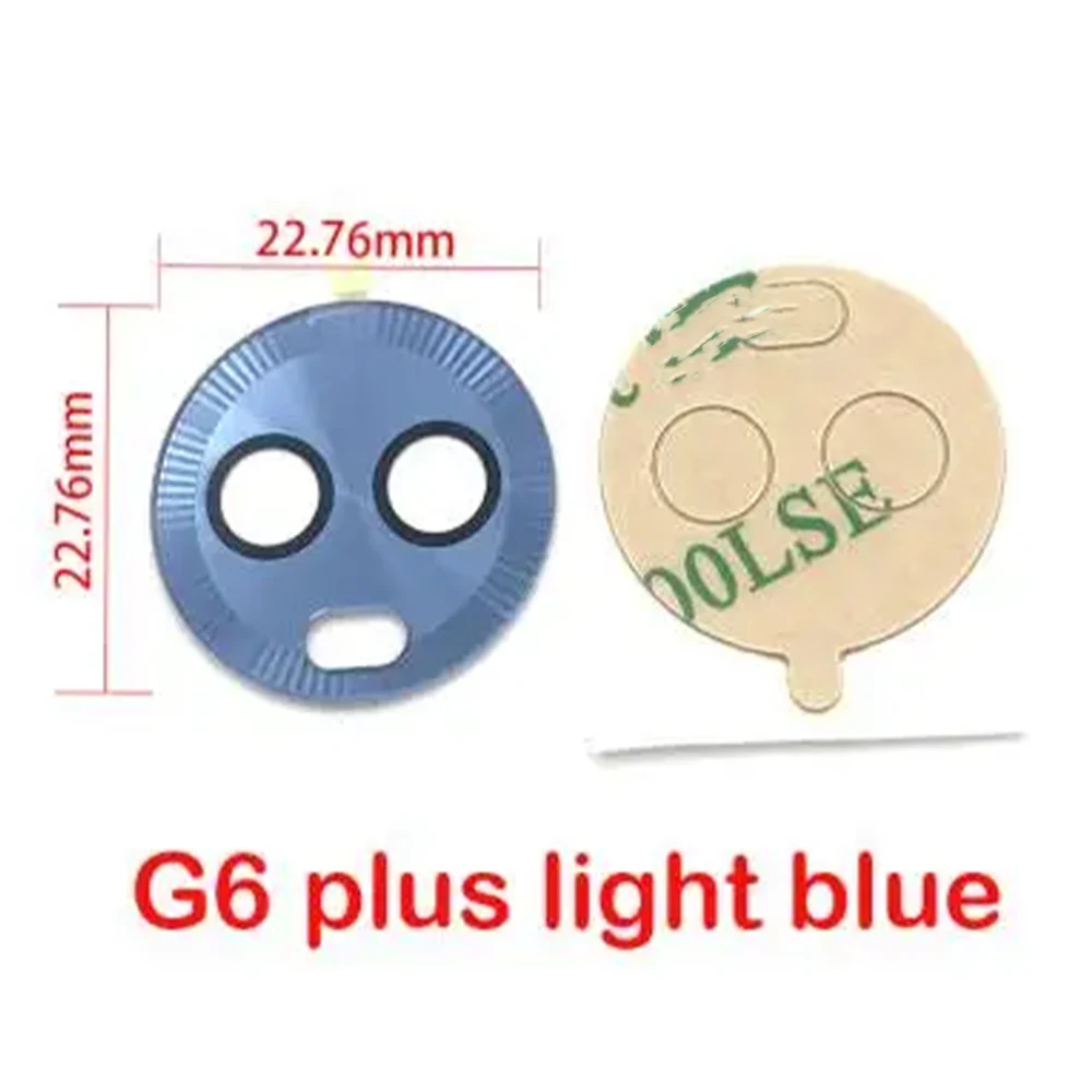 2Pcs，NEW For Moto X4 G8 Play G6 G5 G5s G8 Plus Z2 Force Play G7 Power Back Rear Camera Glass Lens With Adhesive