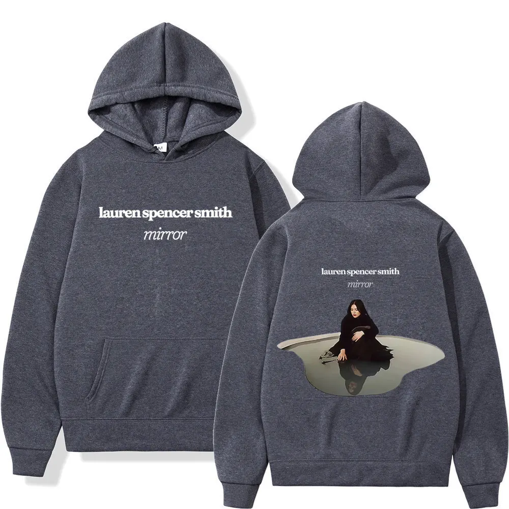 لورين سبنسر سميث ألبوم مرآة خمر الجرافيك هوديي الرجال النساء Harajuku رياضية الشتاء الصوف بلوزة كاجوال مروحة الهدايا